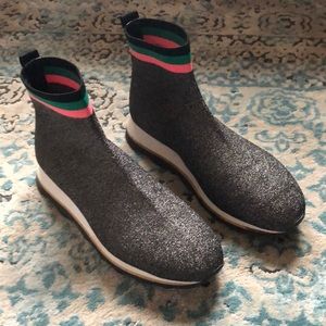 Loeffler Randall Scout knit sneaker bootie